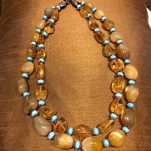 ↘️Price Reduced↙️ Handmade Natural Stone Necklace